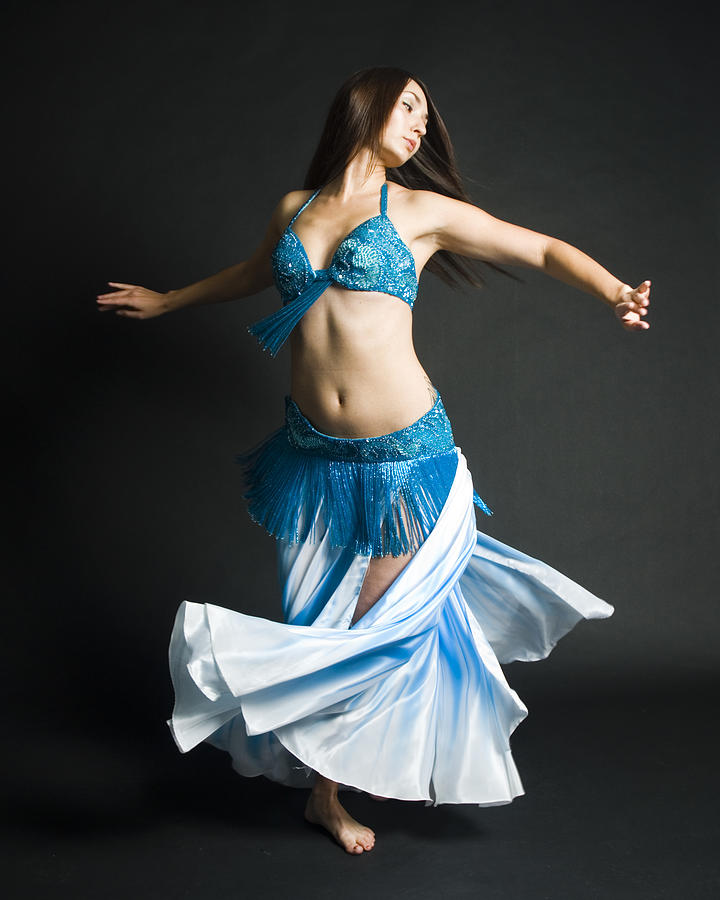 Woman Belly Dancing Photograph by Renphoto