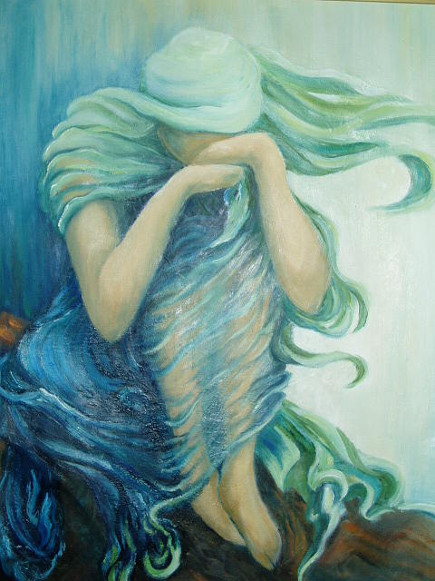 Woman dreaming Painting by Jessy | Fine Art America