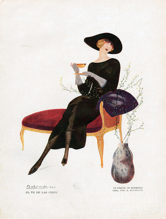1920s woman illustration