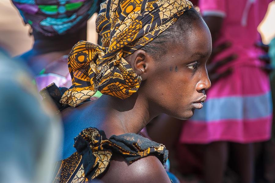Woman from  Keur Simbara Village Senegal Photograph by Judith Barath