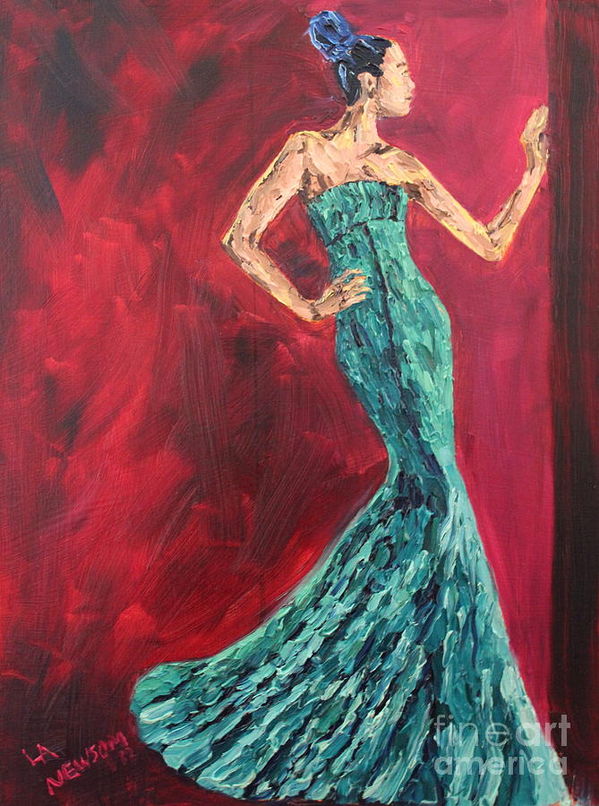 gown painting