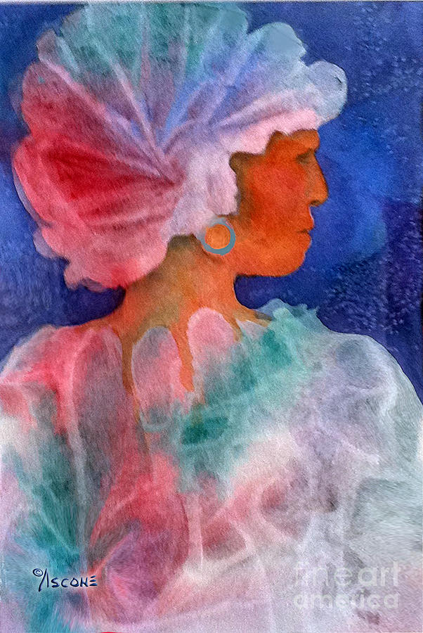 Woman in Turban Painting by Teresa Ascone