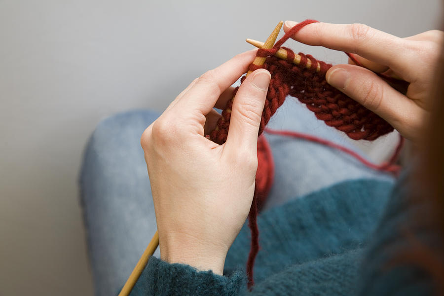 Woman Knitting 2 Photograph by Stockpot