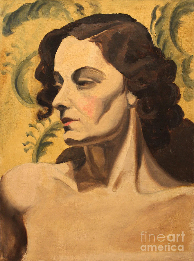 Woman of 1938 Painting by Art By Tolpo Collection