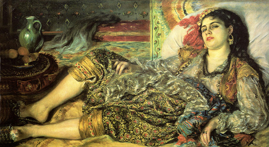 Woman Of Algiers Digital Art by Pierre Auguste Renoir