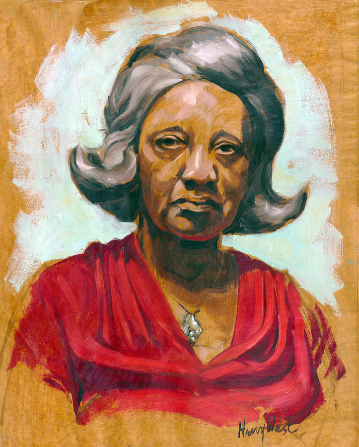 Woman of Color Painting by Harry West