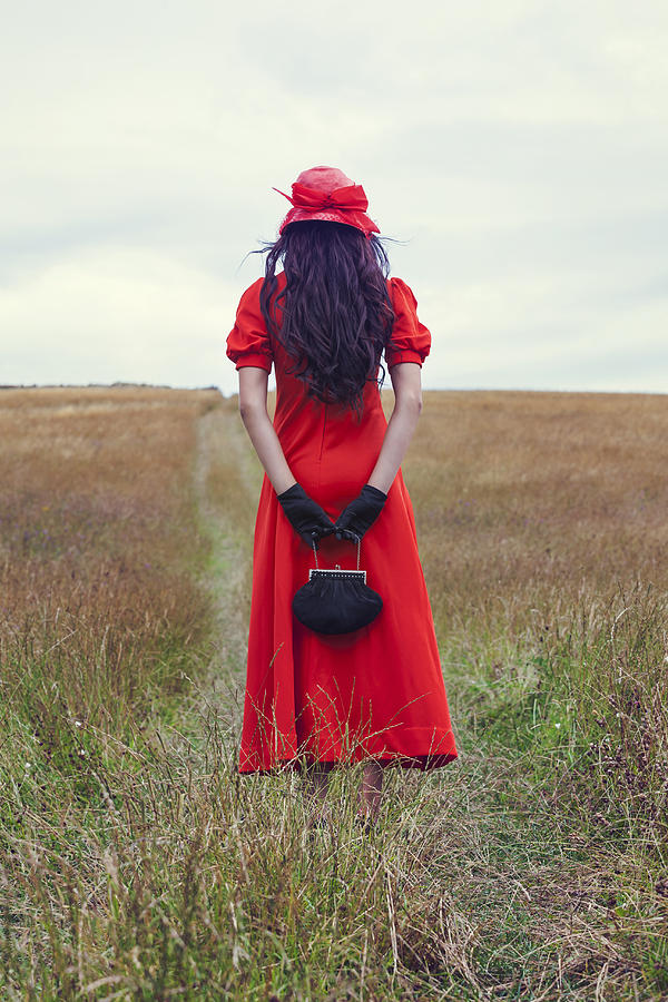 Landscape Photograph - Woman On Field by Joana Kruse