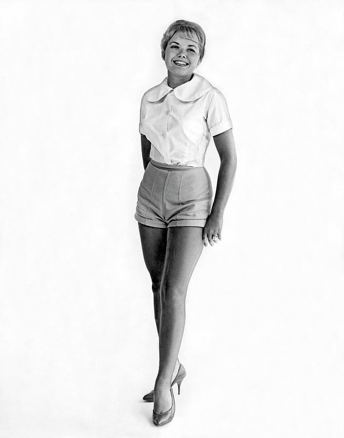 Woman Wearing Short Shorts Photograph by Underwood Archives - Fine Art ...
