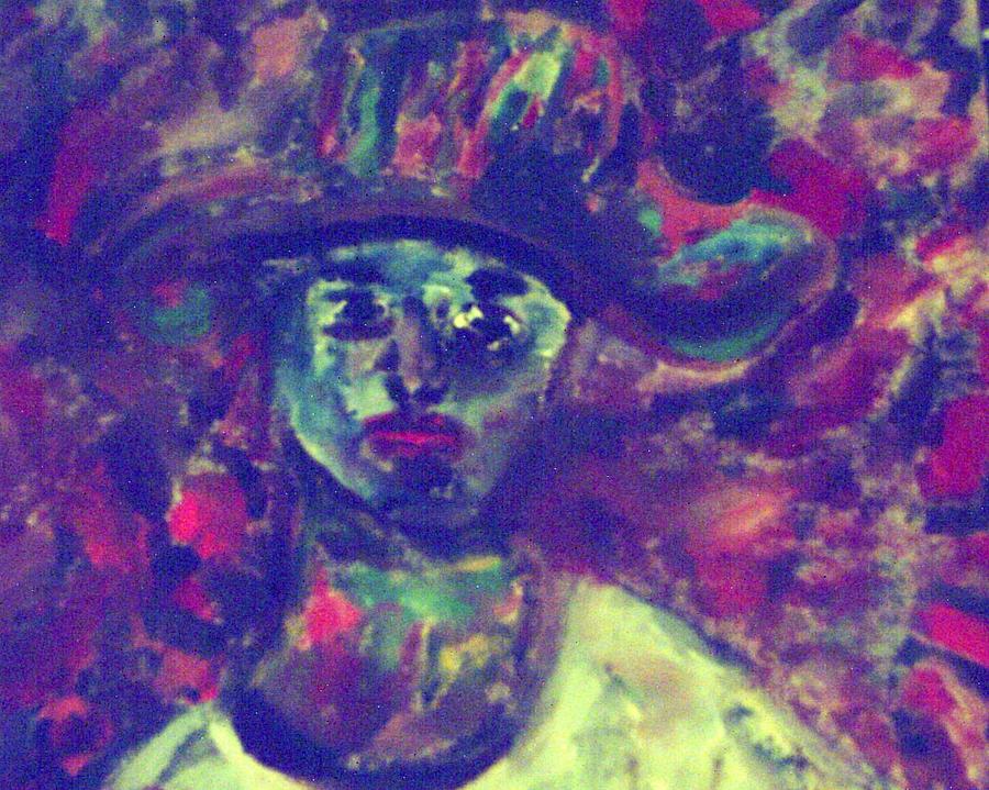Woman with a Hat Painting by Shea Holliman