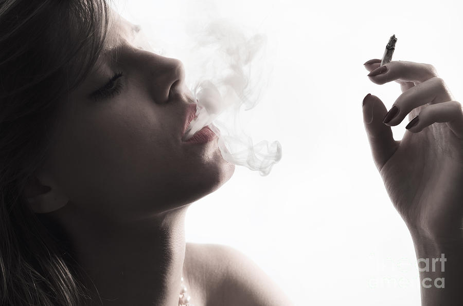 Woman with Cigarette Photograph by Jelena Jovanovic Woman with Cigarette Photograph by Jelena Jovanovic
