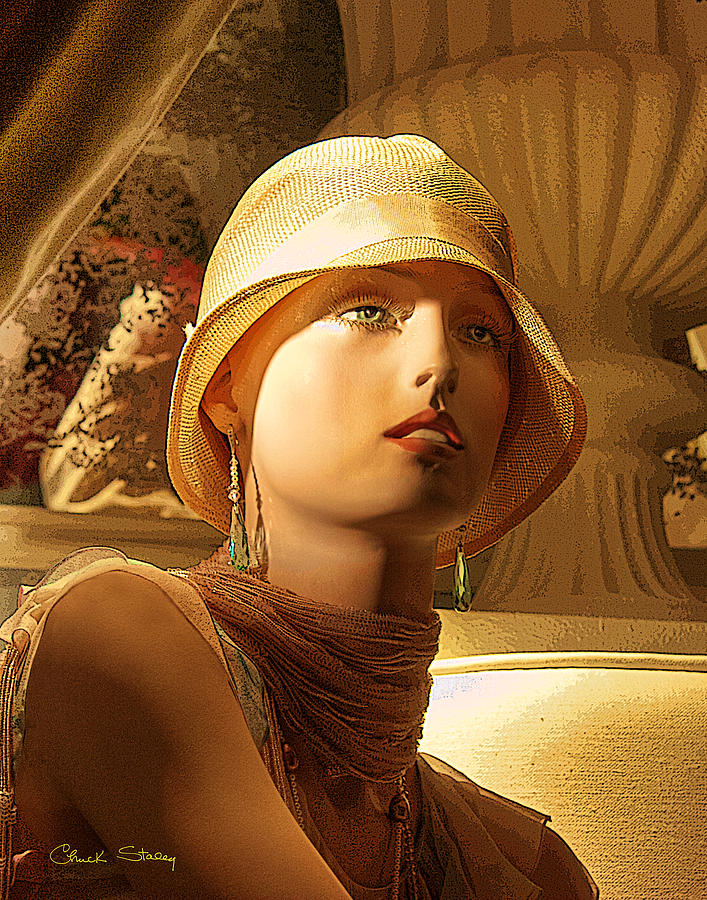 Woman With Hat by Chuck Staley Woman With Hat by Chuck Staley