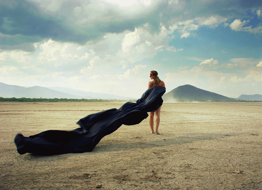 Woman With Long Dress Photograph by Saul Landell / Mex