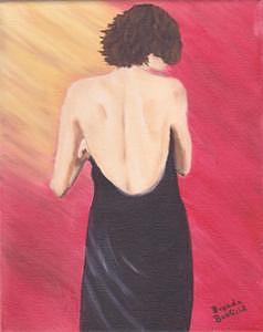 Woman With Towel Painting by Brenda Bonfield