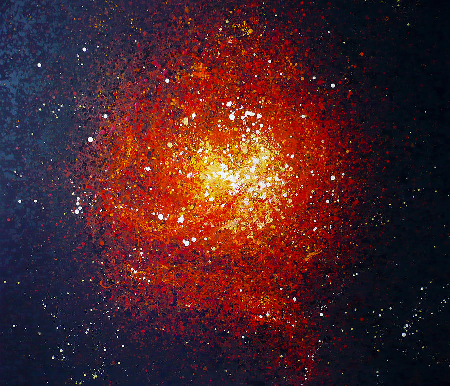 Nebula Painting - Womb by Ericka Herazo