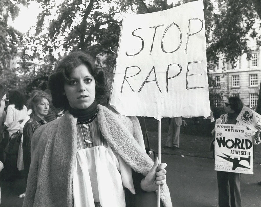 Women Against Rape Rally In Trafalgar Square Photograph by Retro Images Archive