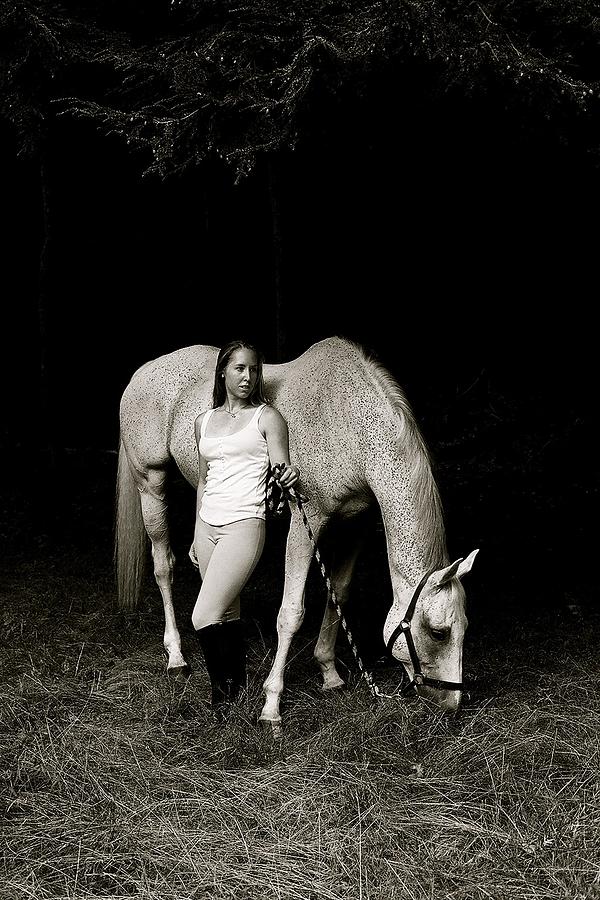 Women and Horses Photograph by Kate Stoupas