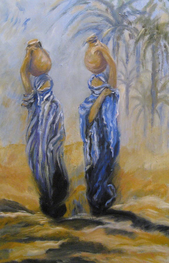 Women and Water Painting by Jessy - Fine Art America