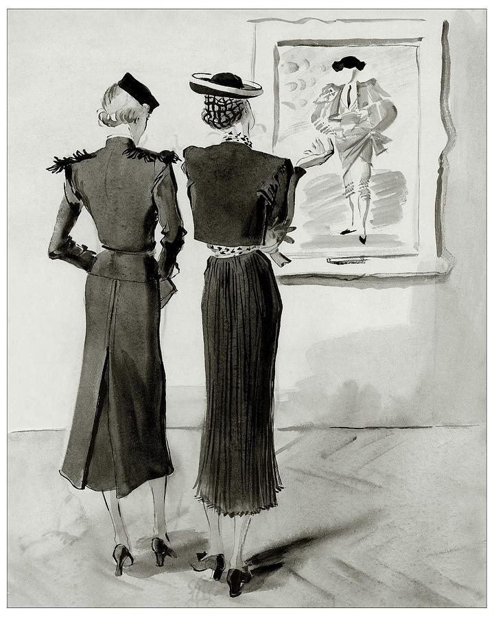 Women Looking At A Toreador Digital Art by Rene Bouet-Willaumez Women Looking At A Toreador Digital Art by Rene Bouet-Willaumez