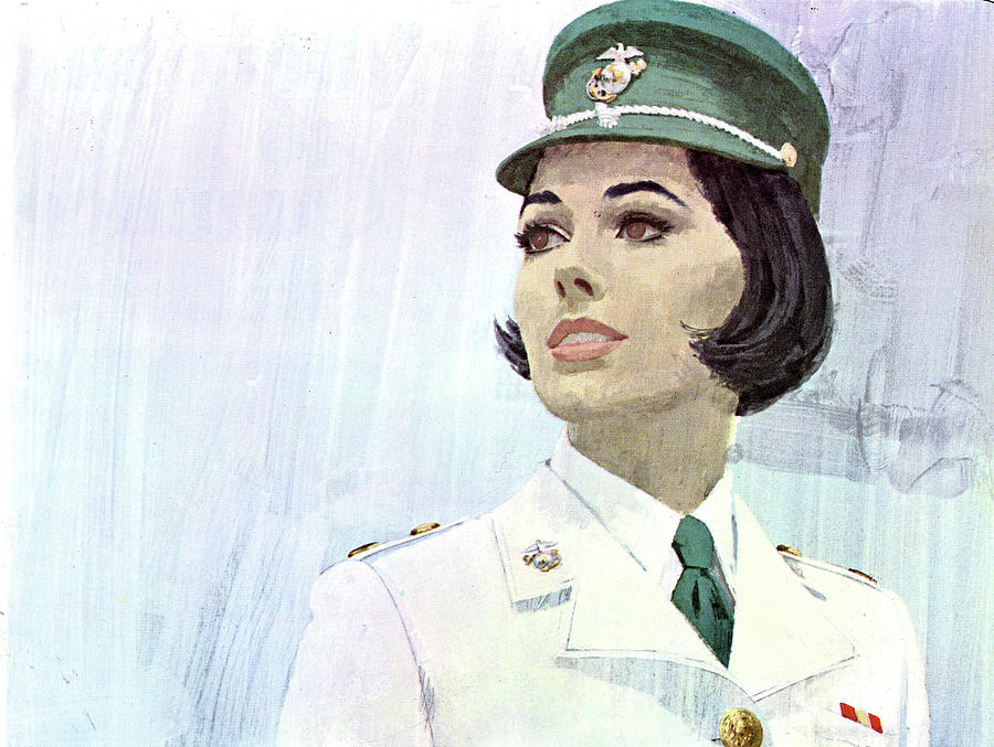 Women Marines, 1968 Painting by Granger