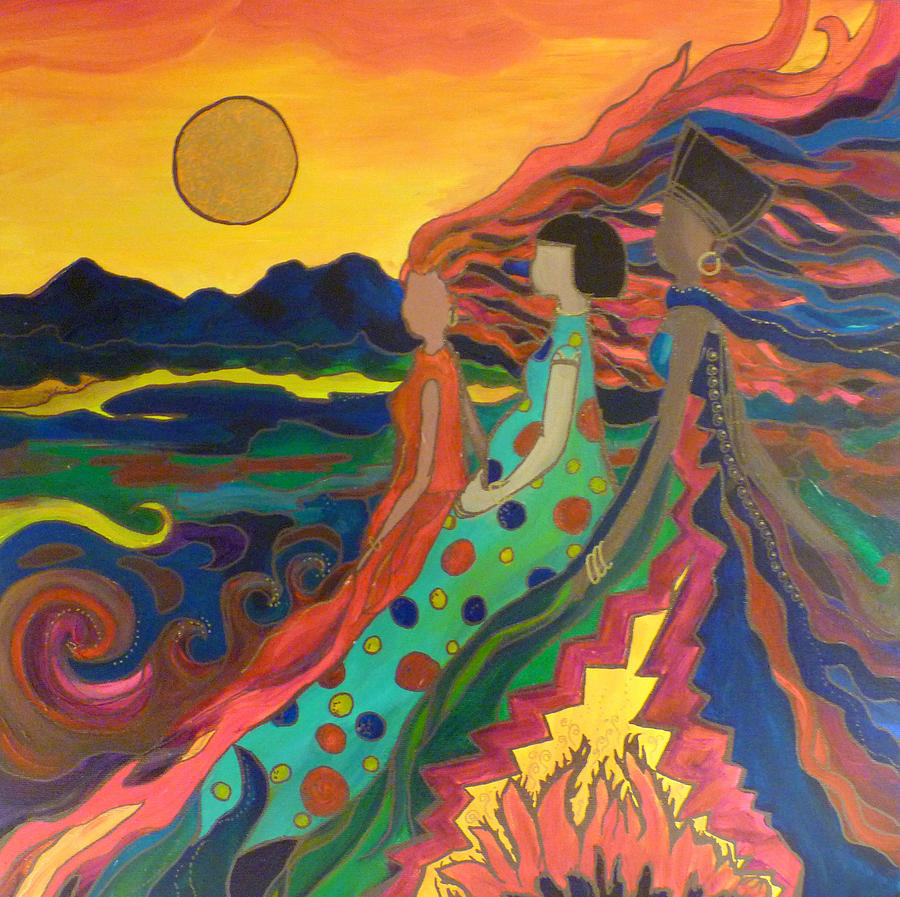Women of Courage 10 Painting by Kelly Simpson Hagen