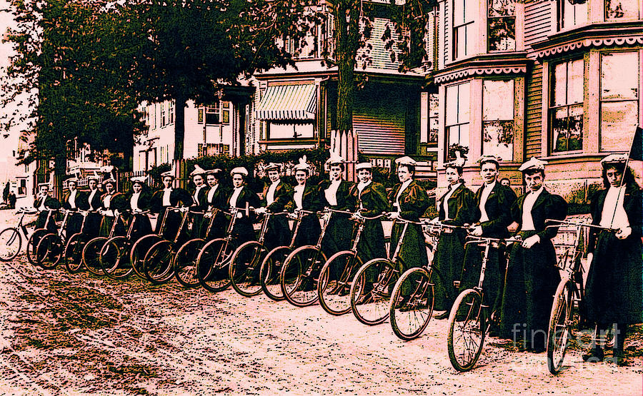 Womens Bike Club Photograph by Mim White