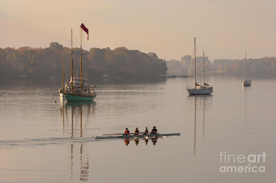 2013 Photograph - Womens Four And More On The Chester River by Lauren Brice 2013 Photograph - Womens Four And More On The Chester River by Lauren Brice