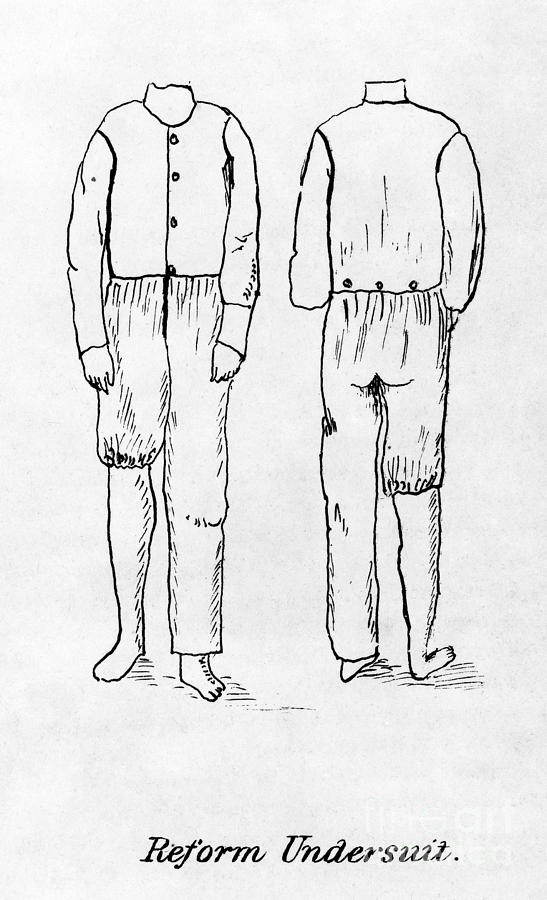 1878 Photograph - Womens Undergarment, 1878 by Granger 1878 Photograph - Womens Undergarment, 1878 by Granger