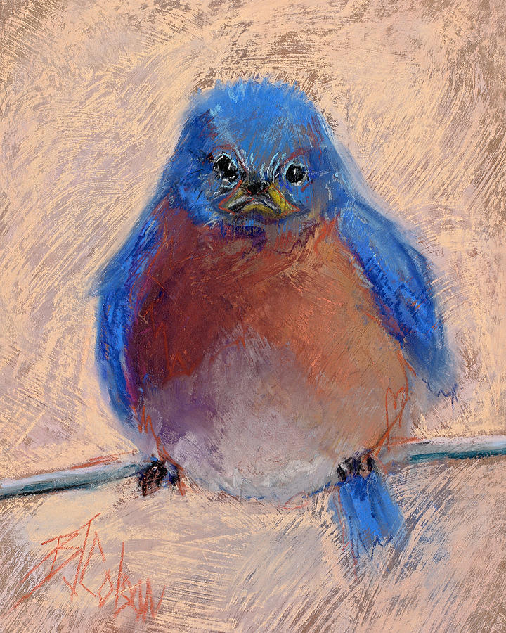 Wonder Bird Pastel by Billie Colson