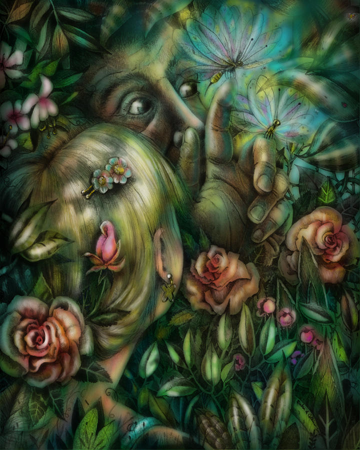 Jungle Painting - Wonder by Debra Collins