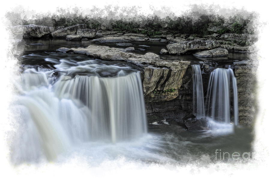 Waterfall Photograph - Wonder Falls on Big Sandy River by Dan Friend