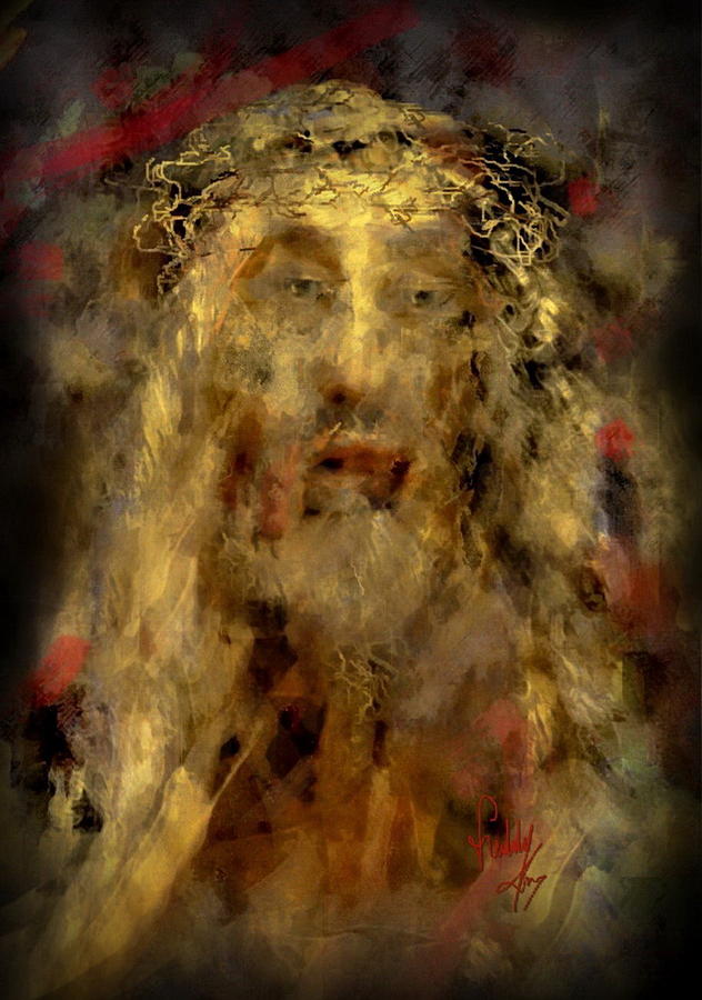 Jesus Christ Painting - Wonder by Freddy Kirsheh