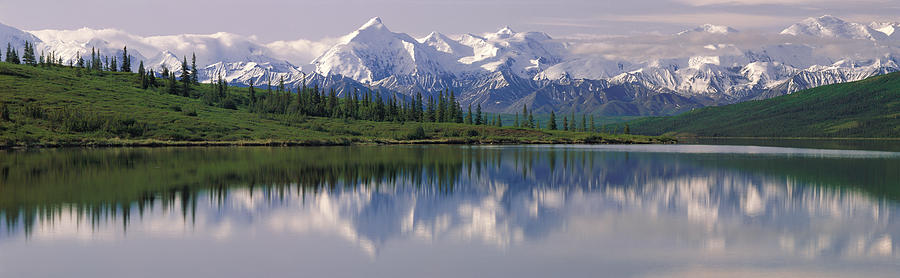 Wonder Lake Denali National Park Ak Usa Photograph by Panoramic Images