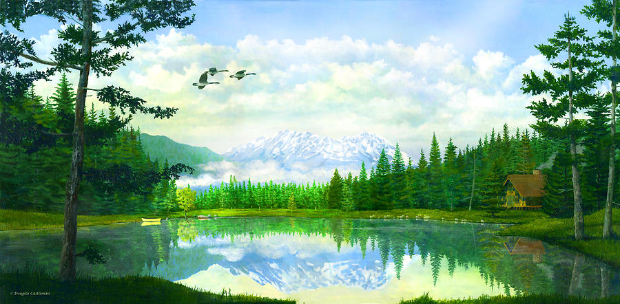 Wonder Mountain Wilderness Painting by Douglas Castleman