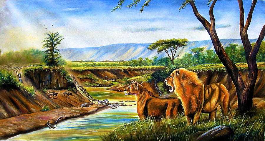 Wonder of the Great Migration Painting by Chagwi