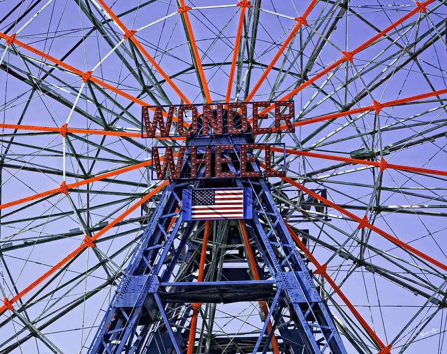 Wonder Wheel 2013 - Coney Island  - Brooklyn, New York Photograph by Madeline Ellis