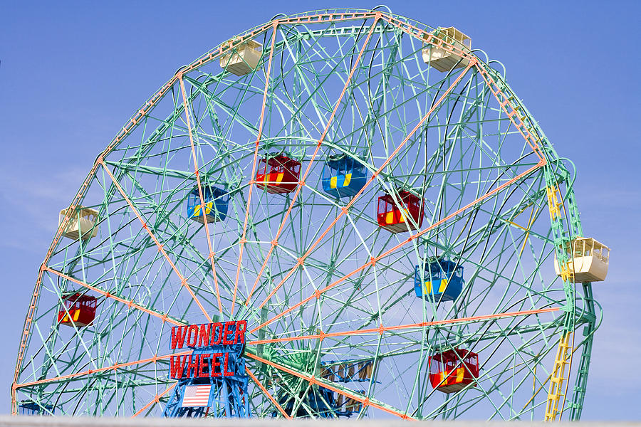 Wonder Wheel Color Photograph by Keith Thomson