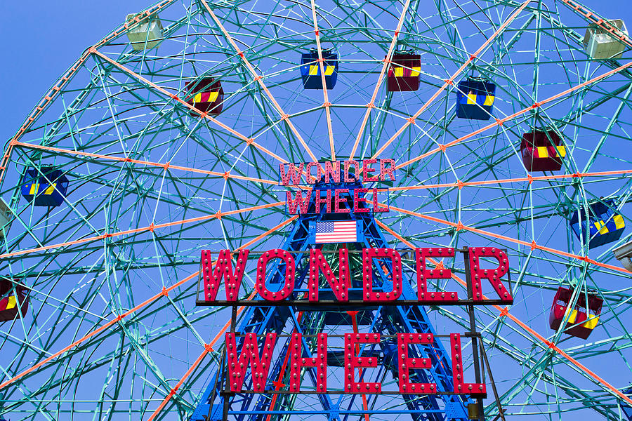 Wonder Wheel Photograph by Theodore Jones