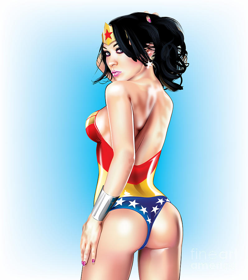 Wonder Woman Digital Art by Brian Gibbs