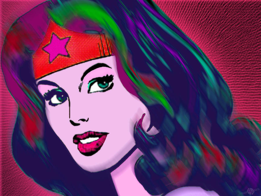Wonder Woman Pop 2 Painting