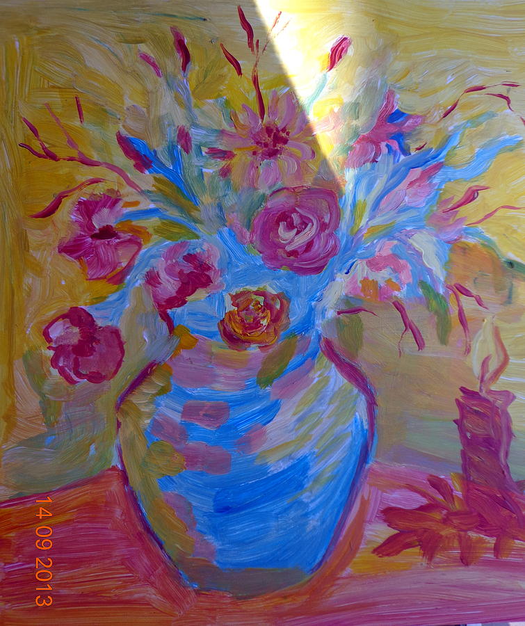 Wonderful Bouquet Painting by Farfallina Art -Gabriela Dinca- | Fine ...