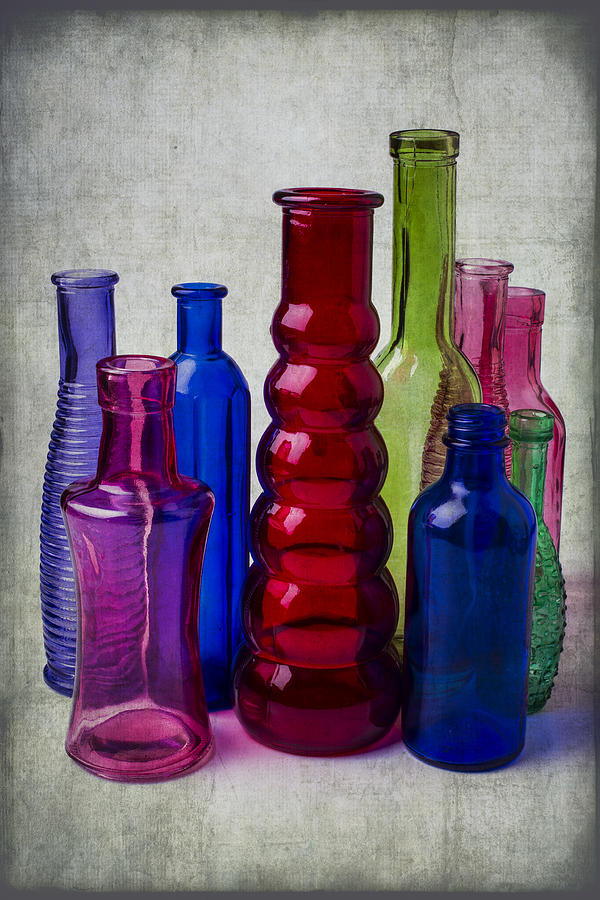 Bottle Photograph - Wonderful Glass Bottles by Garry Gay