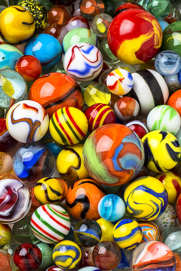 Wonderful Marbles Photograph by Garry Gay