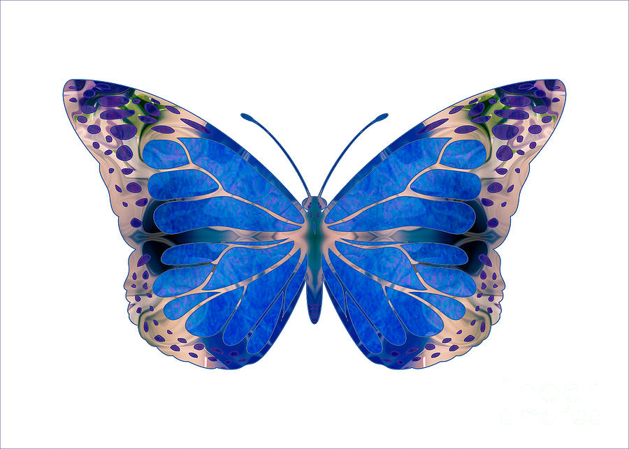 Abstract Digital Art - Wonderful Mysteries Abstract Butterfly Art by Omaste Witkowski by Omaste Witkowski