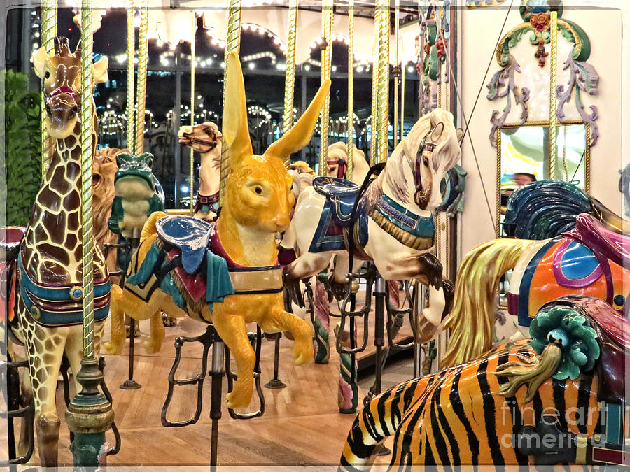 Wonderland Carousel Photograph by Ella Kaye Dickey