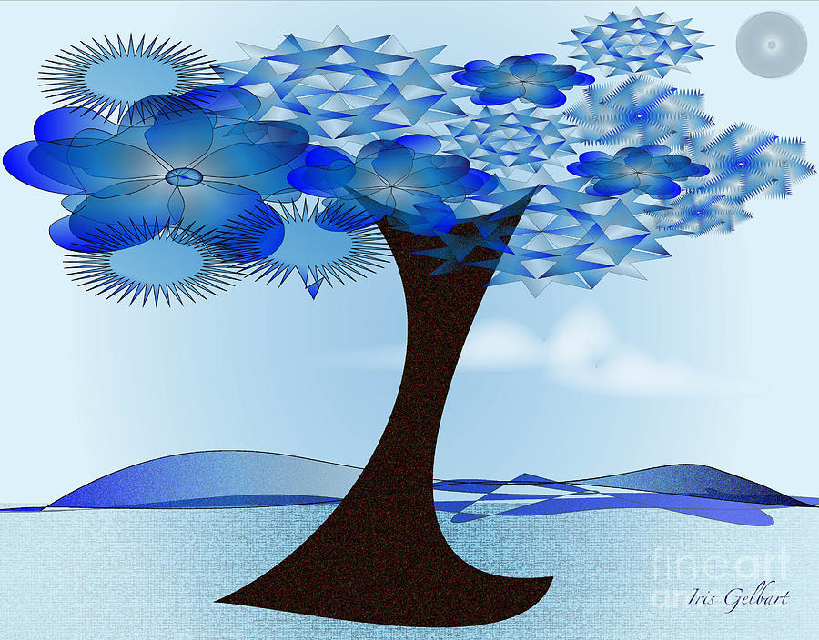 Wonderlands tree Digital Art by Iris Gelbart