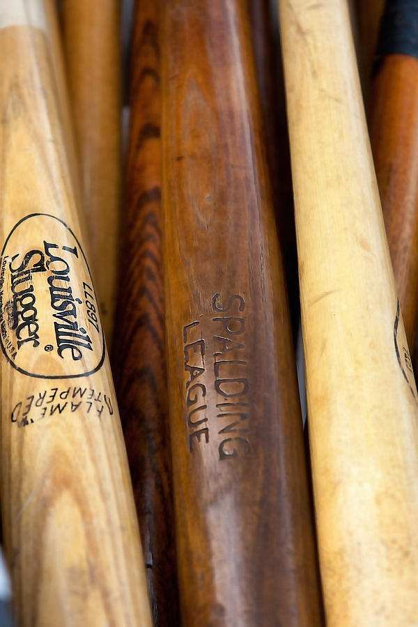 Wood Baseball Bats Photograph by Art Block Collections
