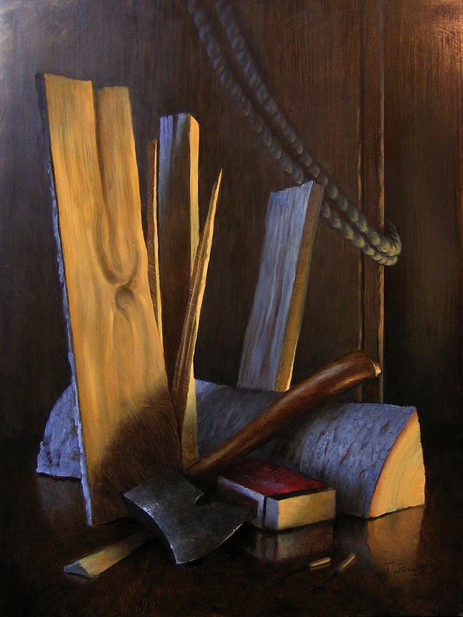 Wood Box Painting by Timothy Jones Wood Box Painting by Timothy Jones