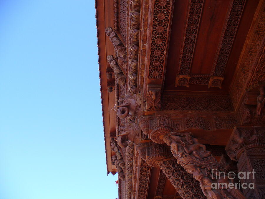 Wood Carvings of Havali Temple Photograph by Lingfai Leung