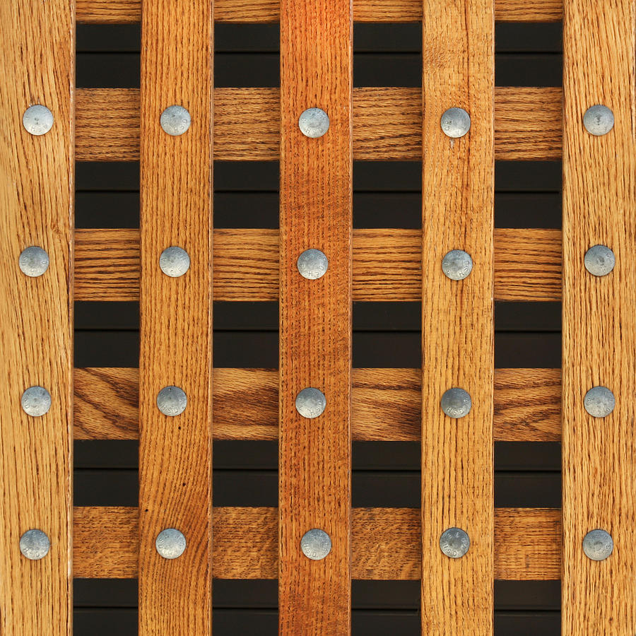 Wood Grid Photograph by Art Block Collections