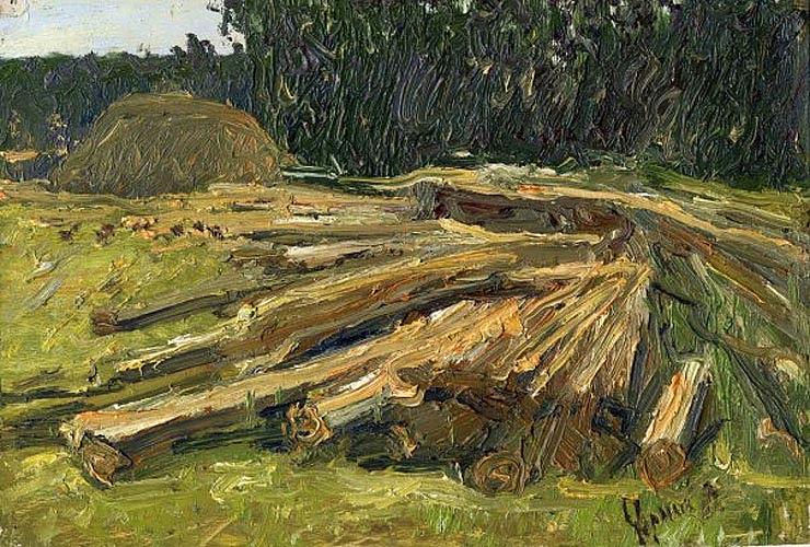 Nature Painting - Wood by Mikhail Chernyy